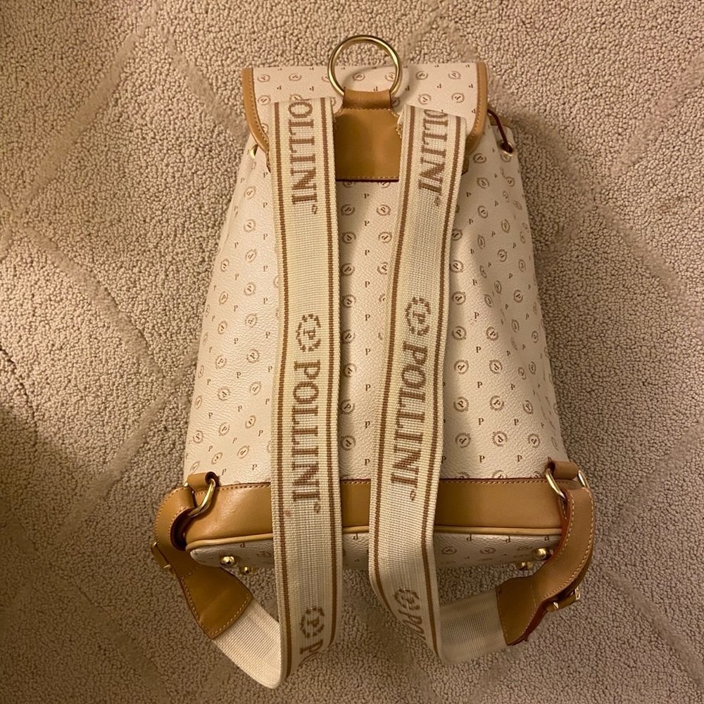 Pollini Monogram Backpack - image 2